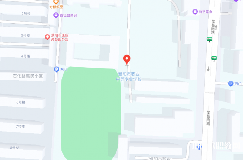 濮陽油田職業(yè)中等專業(yè)學(xué)校地址，乘車路線