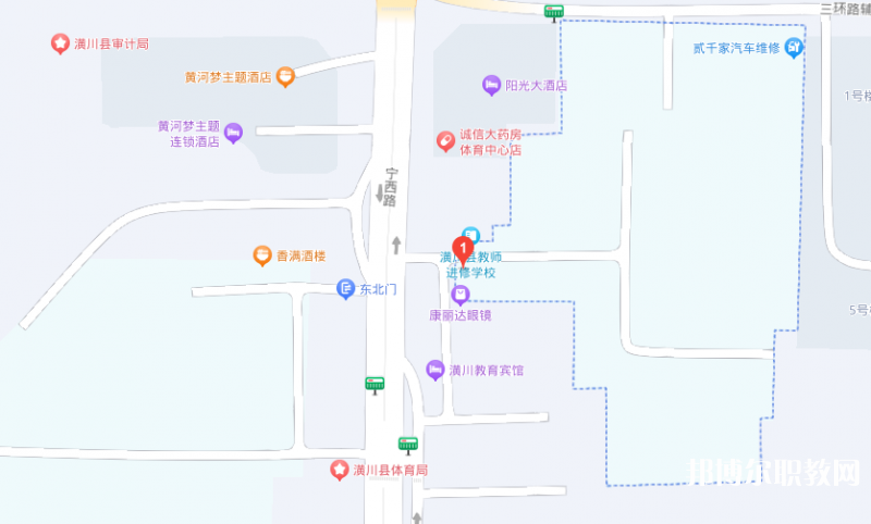 潢川縣職業(yè)中等專業(yè)學校地址，乘車路線