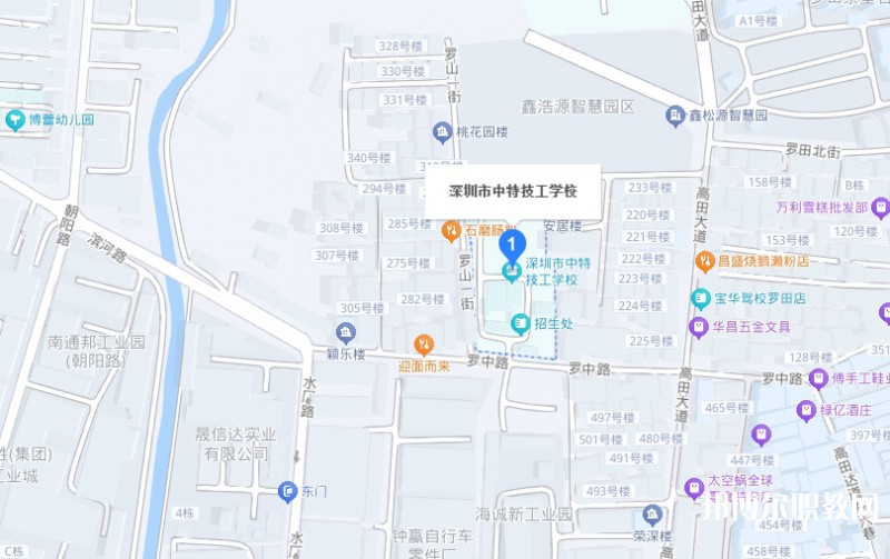 深圳市中特技工學(xué)校地址，乘車路線