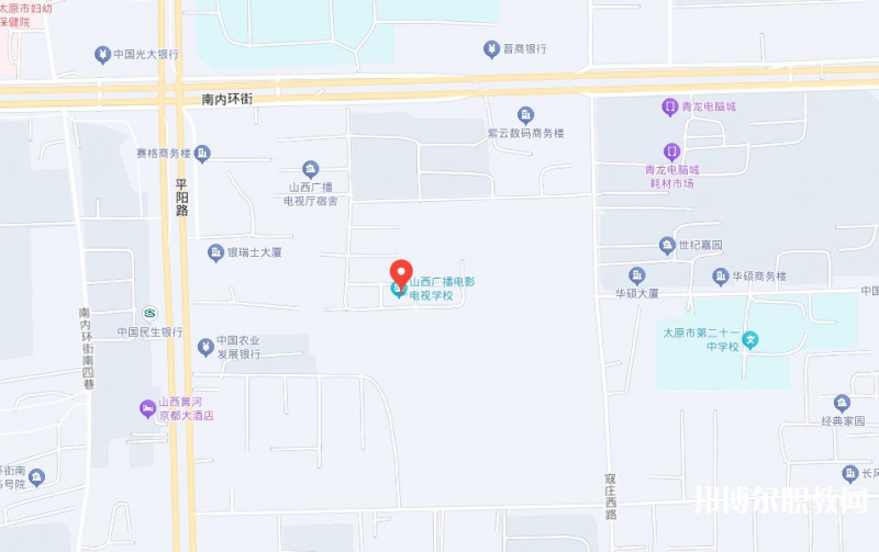 山西廣播電影電視學校地址，乘車路線